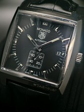 Tag Heuer Monaco automatico quadrante nero calibro 6 WW2110-0