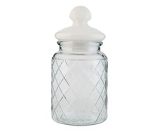 Barattolo Contenitore Cucina Shabby Chic con Coperchio Kate Mis 10x21