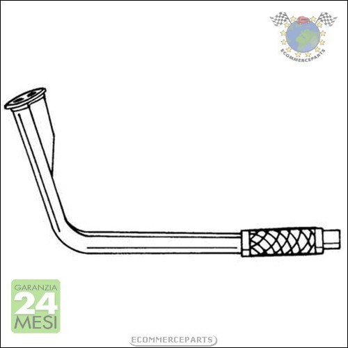 Tubo marmitta collettore sigam - marmitta,