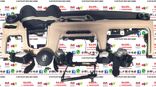 Kit airbag cruscotto completo - cruscotto,