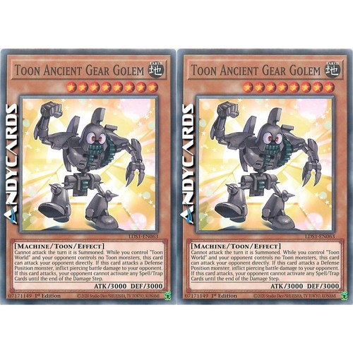 Toon ancient gear - 2x, golem