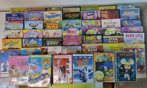 Lotto 50x dvd bambini - lotto,