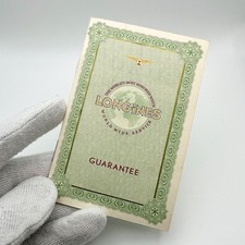 Garanzia Vintage Longines in