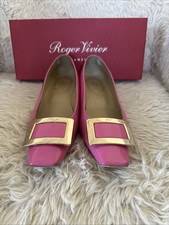 Roger vivier 38 rosa piatto