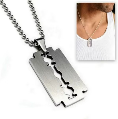 Collana rasoio lama - lama, unisex