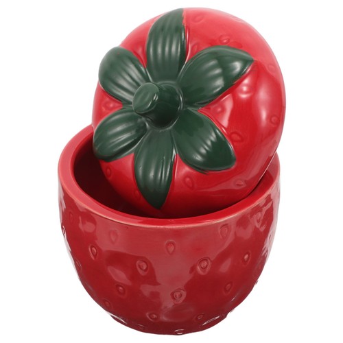 Barattolo ceramica fragola - barattolo,