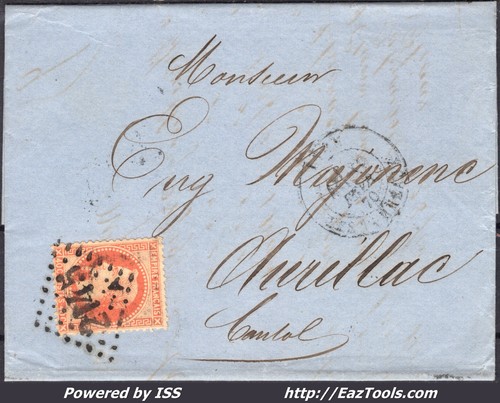 France sur lettre avec - france, n°31