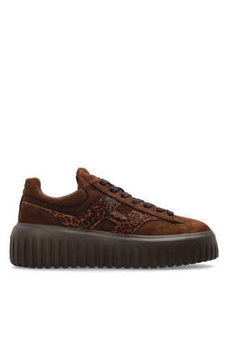 Hogan stripes brown - hogan, suede