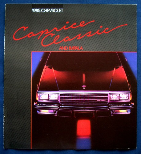 Brochure depliant 1985