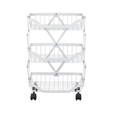 Scaffale Cucina 3 Piani Bianco