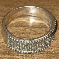 Anello a fascia vintage in