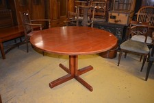 Ind. Tavolo allungabile Art Thonet tondo diametro 120 + 2 inserti 60 240 x 120