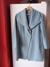 Cappotto lungo in lana blu donna Liu Jo