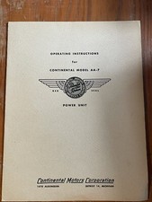 Motore Continental AA7 manuale