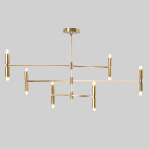 Lampadario sputnik ottone - in,