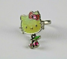 ANELLO Hello Kitty Con CIONDOLO da Ragazza Bambina Donna da Collezione SANRIO