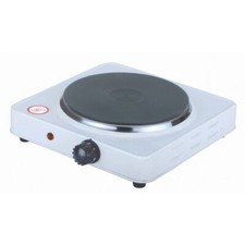 Fornello Elettrico Regolabile 1500W Da Viaggio Campeggio Piastra In Ghisa 185 Mm