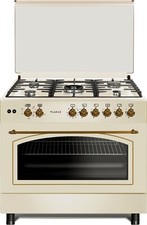 CUCINA da 90x60 Lar.El RUSTICA tutto forno a Gas 5 fuochi acc. elettrica