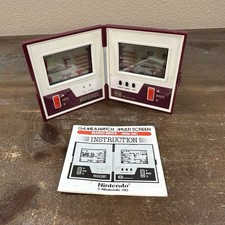 1983 Nintendo Mario Bros Game & Watch MW-56 Multi Screen With Manual Works