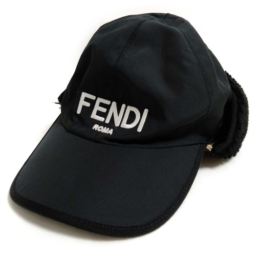 Fendi cap black polyester - cap,