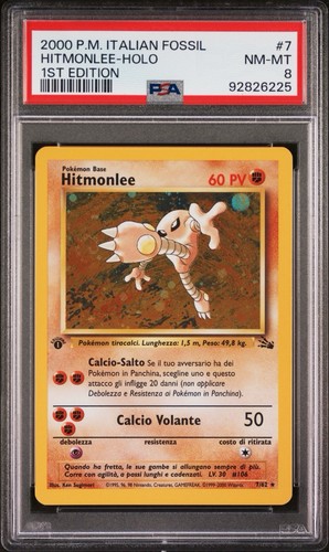 Pokémon hitmonlee fossil psa - pokémon,