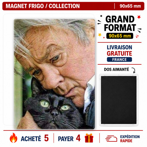 Magnet alain delon 90x65 - magnet,