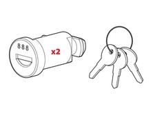 Set 2 cilindri serratura serie