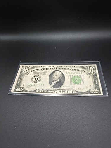 1928 banconota 10 dollari - 1928-a,