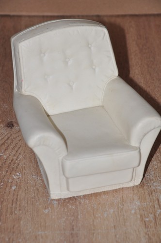 Poltrona vintage sindy bianca - poltrona,