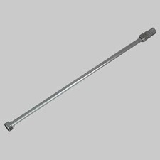TUBO RAME CROMATO CON FLANGIA