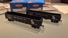 2 Vagoni Gondola USA H0 C&O Athearn Roundhouse