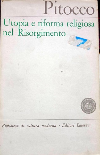 Libro utopia riforma - utopia, e