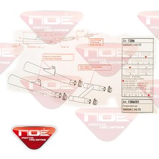 MARMITTA SCARICO silenziatore KAWASAKI Z 440 LTD SITO 1286 + compensatori Z440