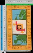 SHELL EUROPA, CARTA STRADALE ROAD MAP - scala 1:5.000.000 - OMAGGIO ACI MODENA