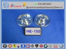 CR515 COPPIA (2PZ) COPPA COPRIMOZZO INOX CERCHIO RUOTA AUTOBIANCHI A112