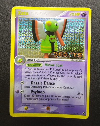 Xatu holo deoxys 107 - xatu, ex