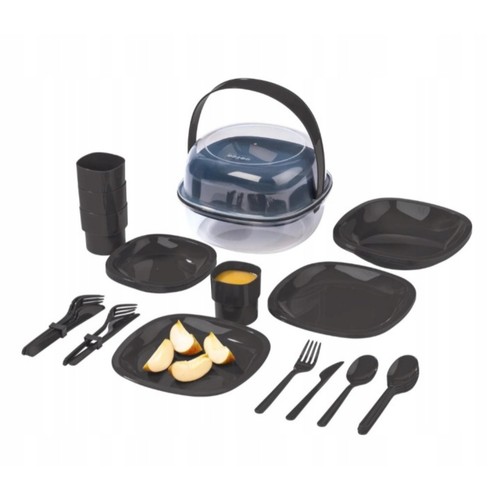 Crivit set stoviglie campeggio - set,