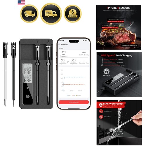 Termometro carne wireless - termometro,