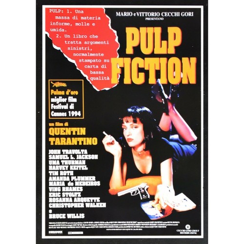 Locandina pulp fiction quentin - pulp,