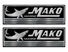 Adesivi barca Mako. Targa nome