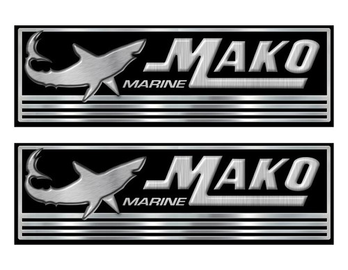 Mako boat stickers remastered - boat,