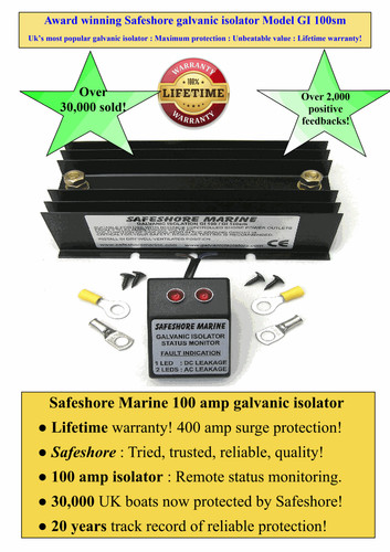 Isolatore galvanico 100amp