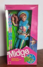BARBIE doll red hair MIDGE SKI
