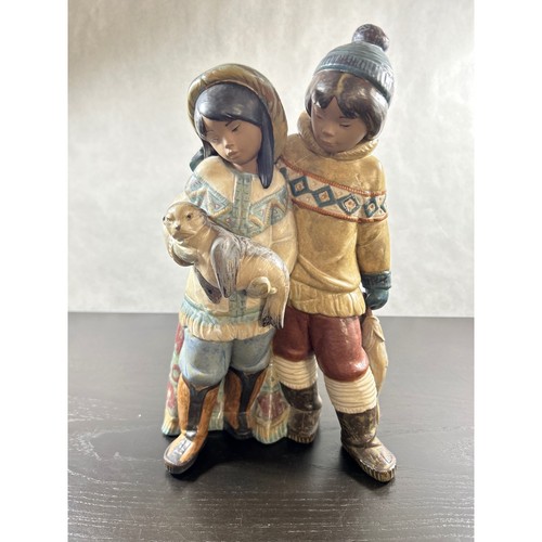 Statuina lladro eschimese - statuina,