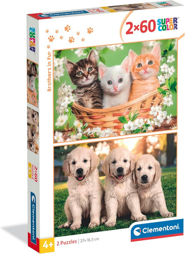 Puzzle per bambini 2x60 - puzzle,