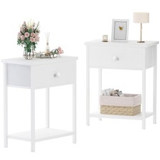 Comodini bianchi set 2 - comodini,