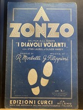 [spartito] 1940 A Zonzo di MORBELLI e FILIPPINI edCurci Stan Laurel Oliver Hardy