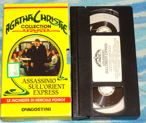 Vhs agatha christie assassinio - vhs,