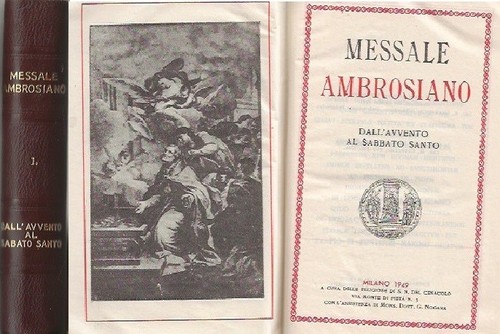 Antico libro religioso messale - antico,