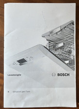 Manuale Lavastoviglie Bosch